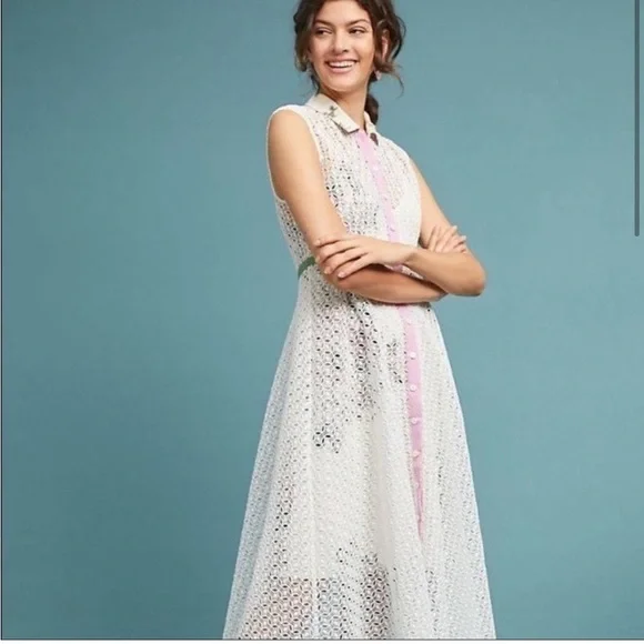 NWT Tracy Reese x Anthropologie Cherry Blossom Dress - Picture 2 of 12